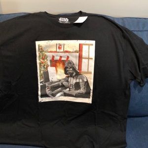 Star Wars Christmas tee shirt brand new